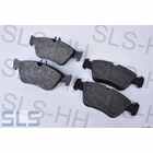 Set brake pads frt. calipers ATE, eg SLK 4-cyl