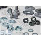 Set nuts and washers, radiator mounts