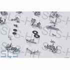 [98] Set of chrome screws 395 pcs