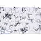 [98] Set of chrome screws 419 pcs for bucket seat car