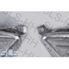 [55] Set rear skirt Euro-bumper, ALU, 3-pcs