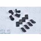 Set rubber buffers for seat adj blocks, 1 vehicle