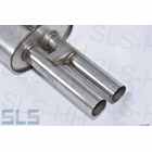 [2] Set Stainless st. exhaust R113 late