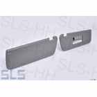 Set of sunvisors SL, lh+rh, grey, without brackets