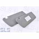 Set of sunvisors SL, lh+rh, grey, without brackets