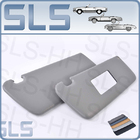 [excl.bits] Set of sunvisors SL, lh+rh, grey, without brackets