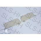 Set sunvisors SL incl brackets LHD col.cream