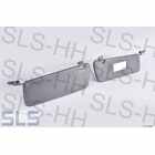 [incl.bits] Set sunvisors SL incl brackets LHD grey