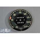 Speedo dial face KM/h as illustrated