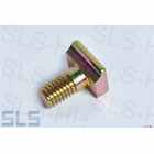 Square head bolt, coil spring support