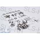 [36] stainless steel mounting kit for front bumper, 93pcs.