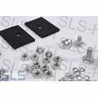 stainless steel mounting kit for rear bumper, 124pcs.