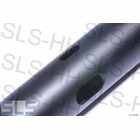 Steeltube, steering column, used, Version 38mm