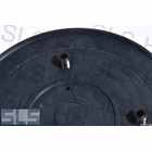 [21] Steering hub cover, black (repro, non cushioned)