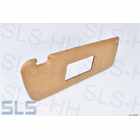 sunvisor SL, without brackets, RH, light brown, wi