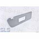 Sunvisor SL without brackets RH grey, with mirror