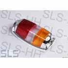 Tail light lens, FN, Red/Clr/Amber