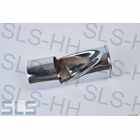 Tail pipe, pipe shape, chrome, fits pipes 