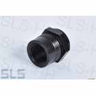 Threaded bushing, 29.9mm, no groove