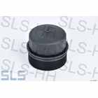 [180] threaded cap, plastic, oil filter housing M104,M11