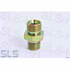 [63] Threaded fitting, fuel pump, M12/M14