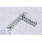 wheel bolt-set, 20pcs. M12X1,5 X25 cone hub