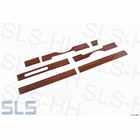 [80] Zebrano wood trim set for EUR models 78 - 85