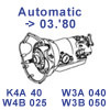 27.a Automatic bis 03.80: K4A, W4B, W3A, W3B