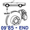 42.e Front wheel brake from 09.1985