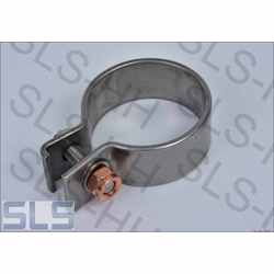 Exhaust clamp, 50,5mm, stainless steel